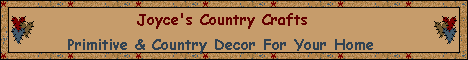 Joyce's Country Crafts